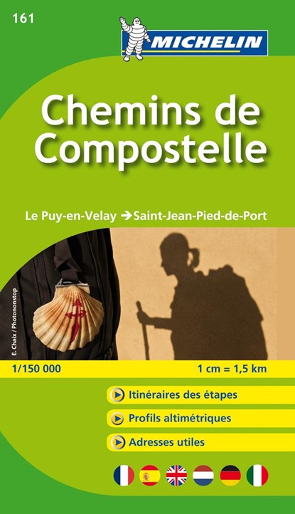 Le chemin de Compostelle - Zoom Map 161, Michelin - Gebonden - 9782067174016