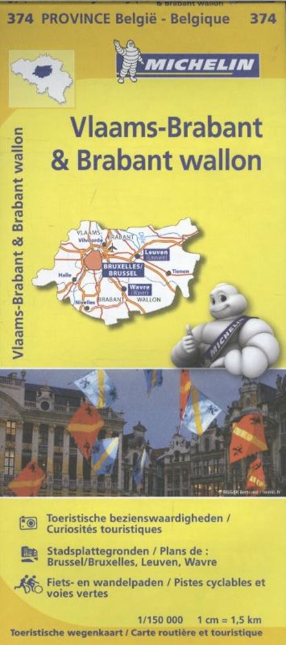 374 Vlaams-Brabant & Brabant wallon, niet bekend - Paperback - 9782067185319