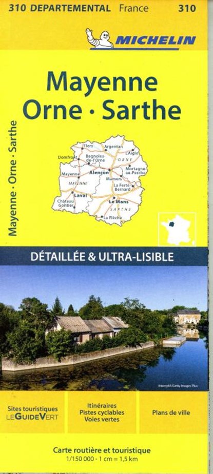Mayenne / Orne / Sarthe, Michelin - Gebonden - 9782067202122