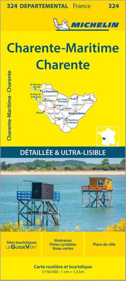 Charente-Maritime Charente - Michelin Local Map 324, Michelin - Gebonden - 9782067202269