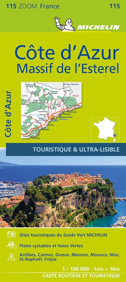 French Riviera, Esterel - Zoom Map 115, Michelin - Gebonden - 9782067209831