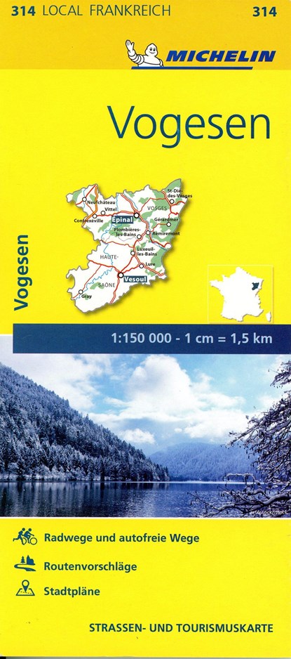 Michelin Vogesen - Local 314, Michelin - Gebonden - 9782067210165