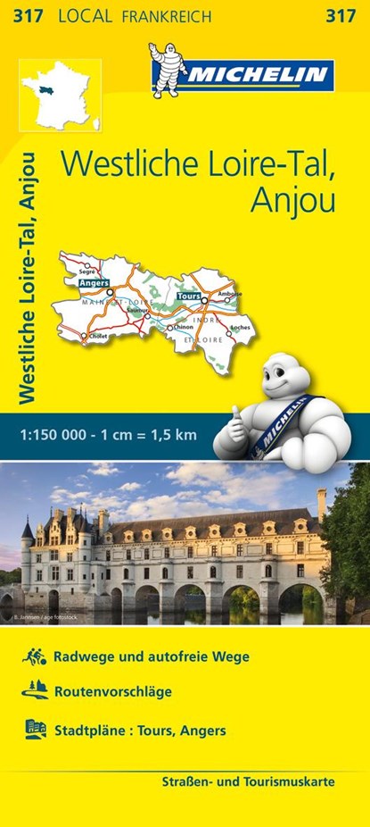 Michelin Westliches Loiretal - Anjou, Michelin - Gebonden - 9782067210233