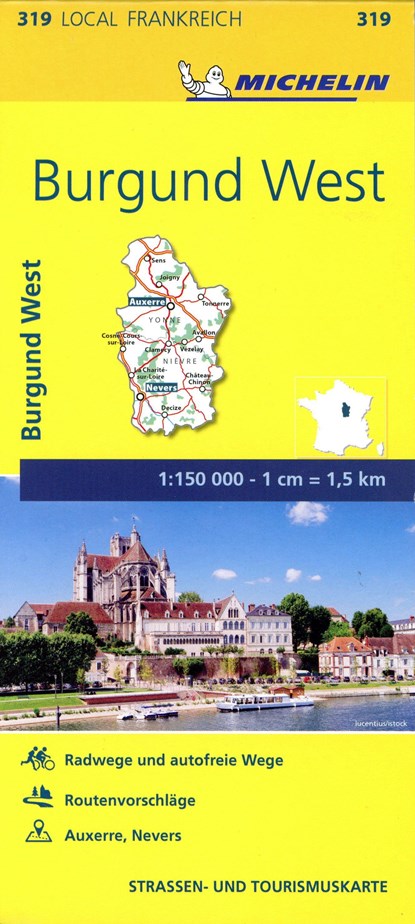 Michelin Burgund West, Michelin - Paperback - 9782067210271