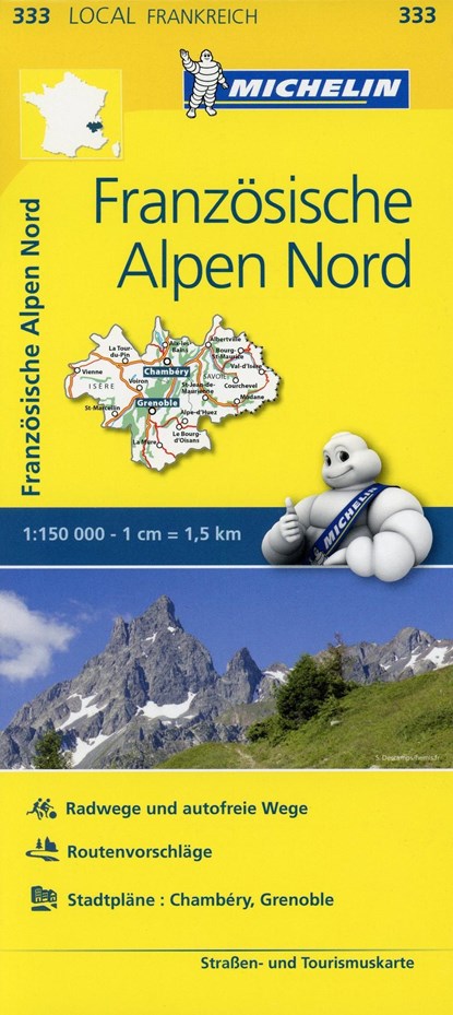 Michelin Französische Alpen Nord, Michelin - Paperback - 9782067210547