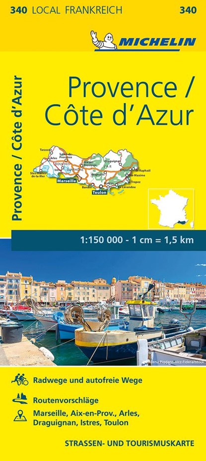 Michelin Provence - Cote d'Azur, Michelin - Paperback - 9782067210684
