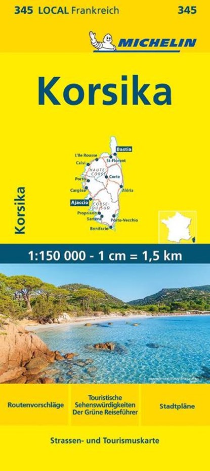Michelin Korsika, Michelin - Gebonden - 9782067210790