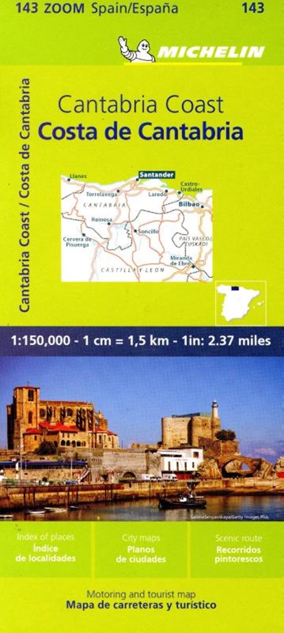 Costa de Cantabria - Zoom Map 143, Michelin - Gebonden - 9782067218055