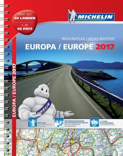 Atlas Michelin Europa 2017, niet bekend - Paperback - 9782067219533