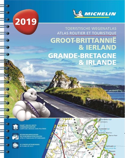 ATLAS MICHELIN GROOT BRITTANNIE & IERLAND 2019, niet bekend - Paperback - 9782067227835