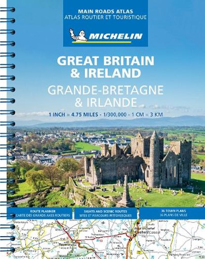 Michelin Wegenatlas Groot-Brittannië & Ierland, niet bekend - Gebonden - 9782067235861