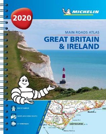 Great Britain & Ireland 2020 - Mains Roads Atlas (A4-Spiral), niet bekend - Overig - 9782067236196