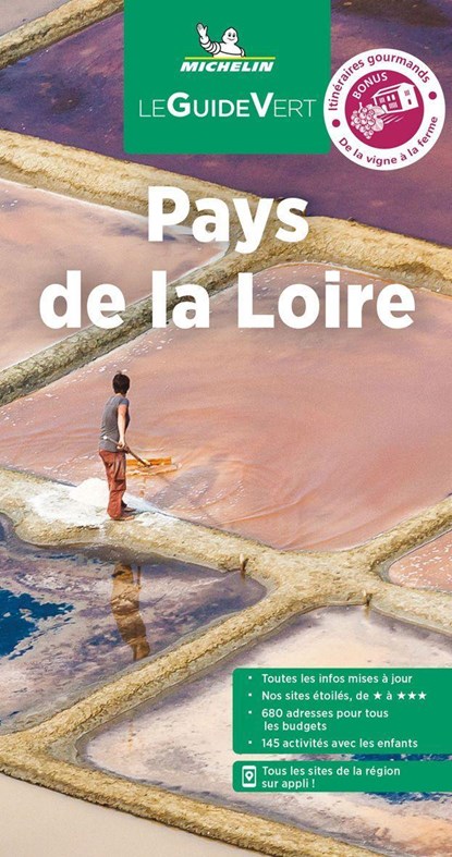 Michelin Le Guide Vert Pays de la Loire, niet bekend - Paperback - 9782067253469