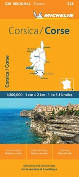Michelin Corsica Map 528 -  - 9782067258839