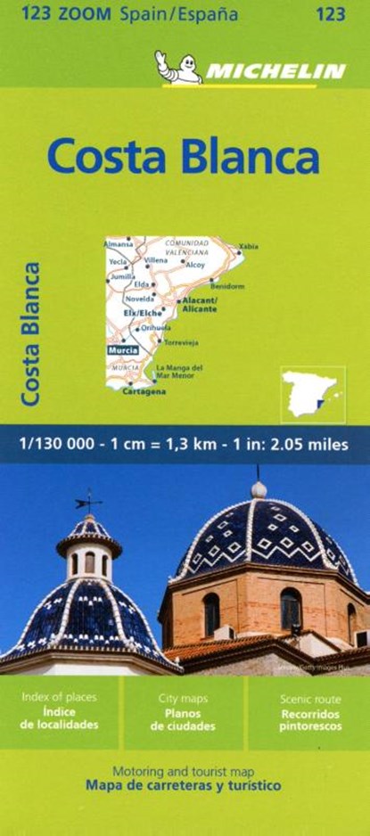 Costa Blanca - Zoom Map 123, Michelin - Gebonden - 9782067258846