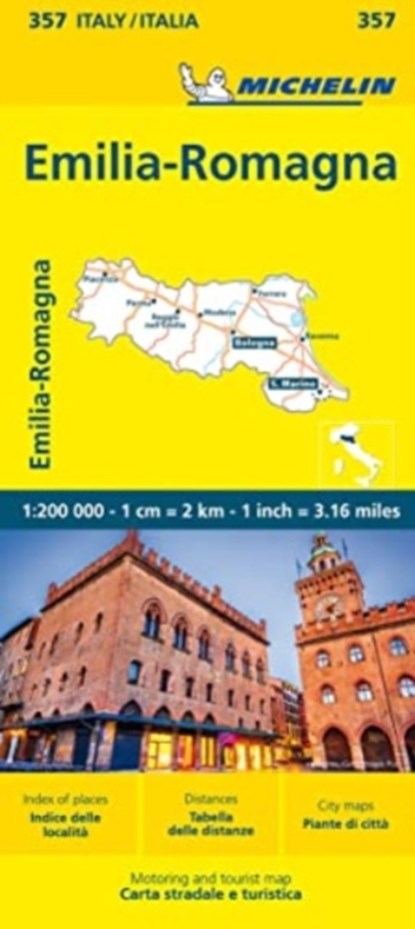 Emilia Romagna - Michelin Local Map 357, Michelin - Gebonden - 9782067258952