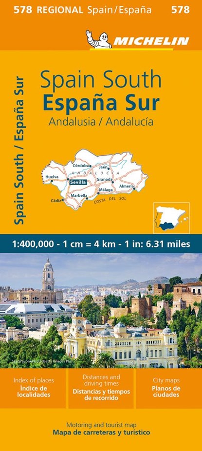 Andalucia - Michelin Regional Map 578, Michelin - Overig - 9782067259058