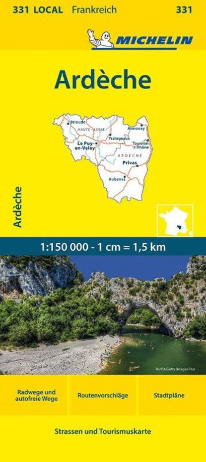 Michelin Ardeche-Haute Loire, niet bekend - Gebonden - 9782067259485