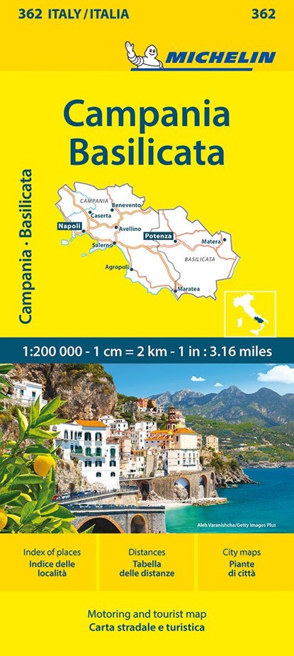 Campania - Michelin Local Map 362, Michelin - Overig - 9782067259867