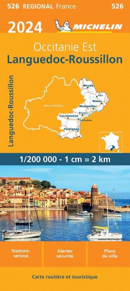 Michelin Wegenkaart 526 Languedoc-Roussillon 2024, niet bekend - Gebonden - 9782067262539