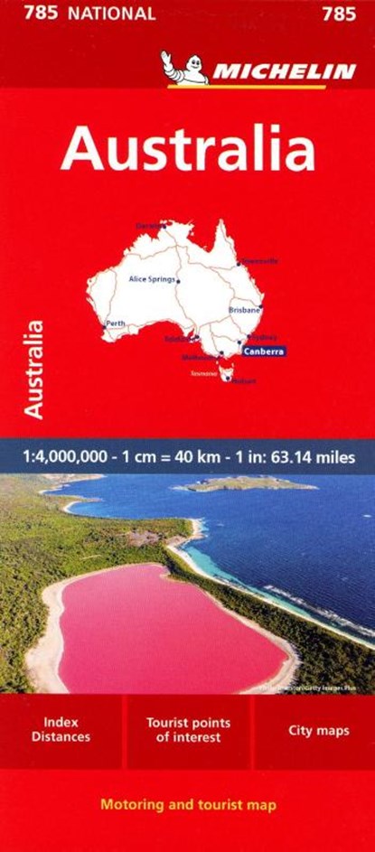 Australia - Michelin National Map 785, Michelin - Gebonden - 9782067262690