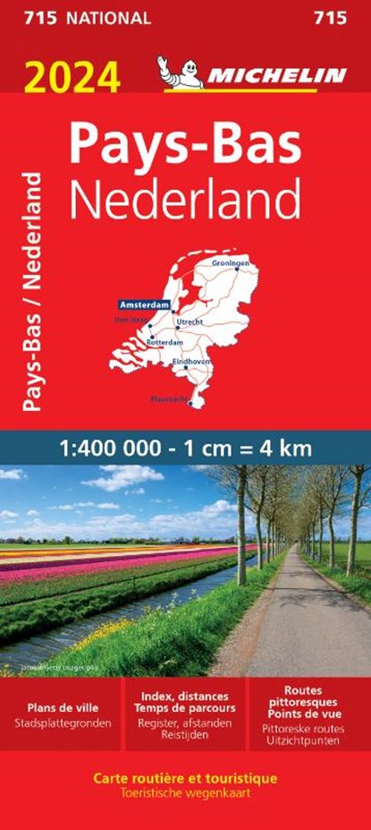 Michelin Wegenkaart 715 Nederland 2024, niet bekend - Overig - 9782067262737