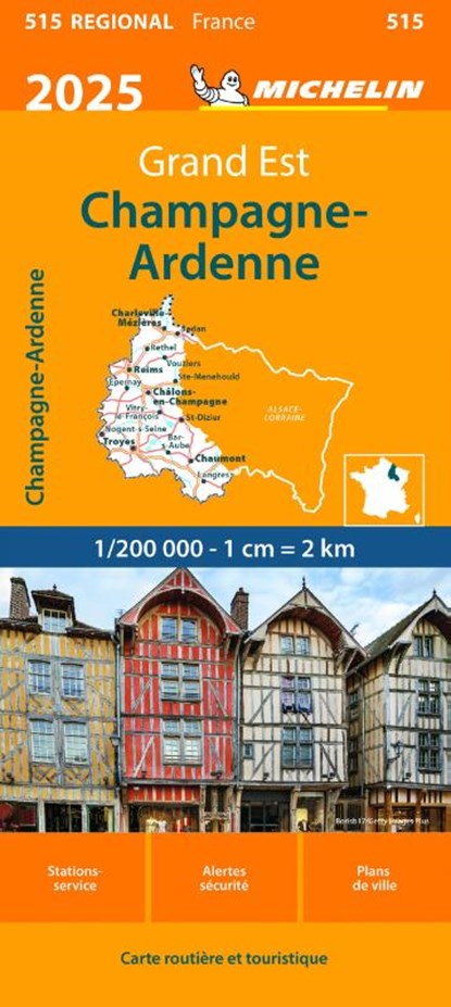 Michelin 515 Champagne-Ardenne 2025, niet bekend - Gebonden - 9782067264724