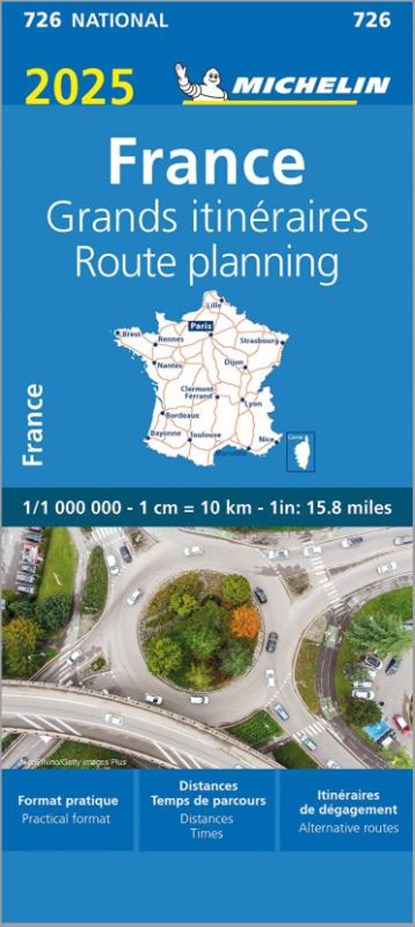 Michelin Frankreich Fernrouten 2025, Michelin - Gebonden - 9782067264922