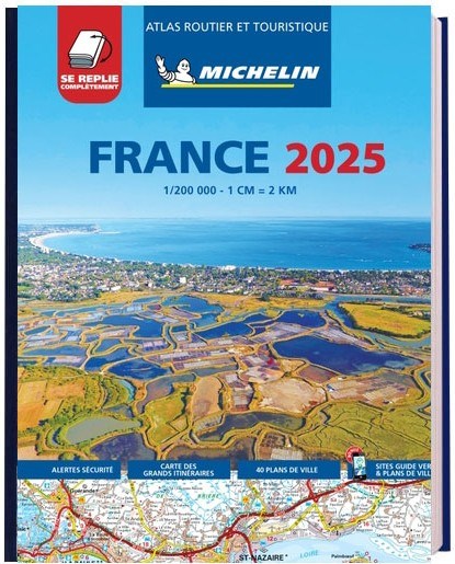France 2025 - Tourist & Motoring Atlas Multi-flex, Michelin - Paperback - 9782067264991