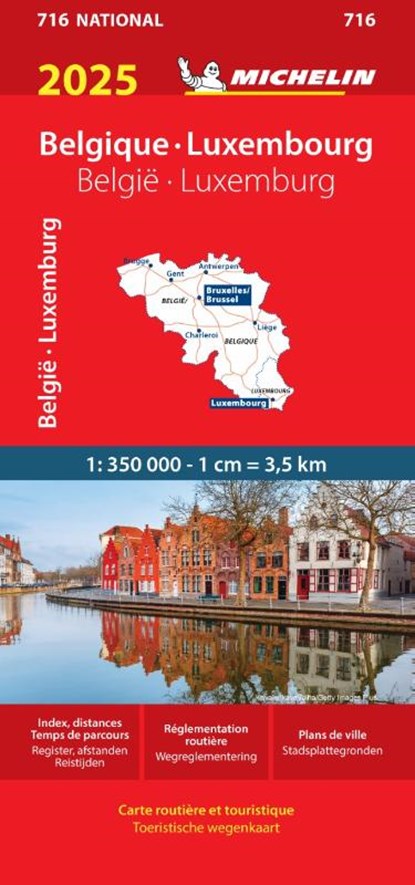 Michelin 716 België / Luxemburg, niet bekend - Gebonden - 9782067265325