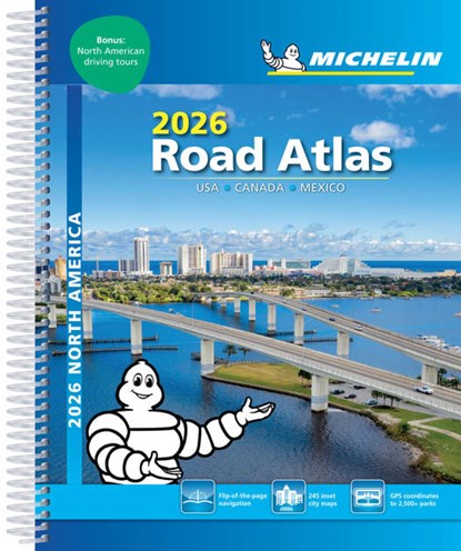 Michelin Wegenatlas USA, Canada, Mexico 2026, niet bekend - Gebonden - 9782067267961