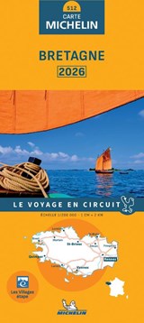 Michelin Wegenkaart 512 Bretagne 2026 -  - 9782067269248