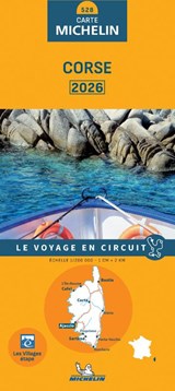 Michelin Wegenkaart 528 Corse / Corsica 2026 -  - 9782067269408