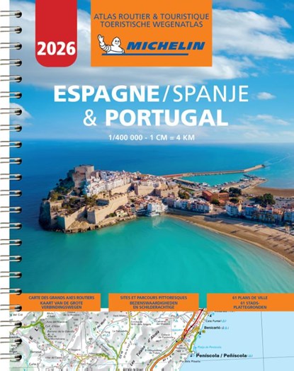 Michelin Atlas Spanje, Portugal 2026, niet bekend - Gebonden - 9782067270206