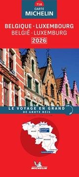 Michelin Wegenkaart 716 België / Luxemburg 2026 -  - 9782067270251