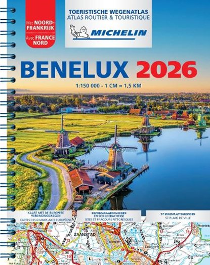 Michelin Atlas Benelux 2026, niet bekend - Gebonden - 9782067270459