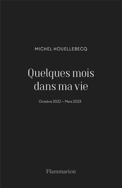 Quelques mois dans ma vie, Michel Houellebecq - Paperback - 9782080435804