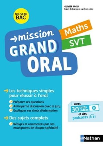 Mission Grand oral - Maths / SVT - Terminale - Bac 2025 - Epreuve finale Tle Grand oral - EPUB, Nicolas Coppens ; Pierre-Antoine Desrousseaux ; Olivier Jaoui ; Laurent Lafond - Ebook - 9782091320267