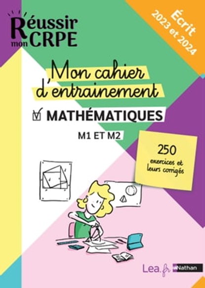 Mon cahier d'entrainement Mathématiques - M1 M2 - Concours 2023 et 2024, Saïd Chermak ; Daniel Motteau - Ebook - 9782095001650