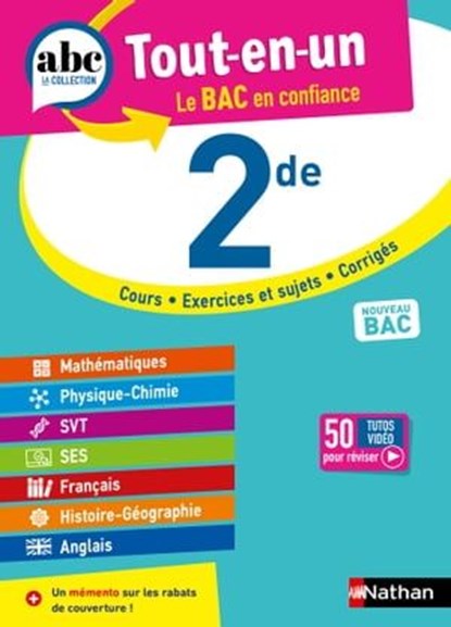 ABC Tout en un 2de - Toutes les matières Seconde 2024-2025 - Mathématiques, Physique-Chimie, SVT, SES, Français, Histoire-Géographie, Anglais - EPUB, Jean-Luc Dianoux ; Muriel Dorembus ; Sylviane Lafitte ; Geneviève Ponsonnet ; Christian Camara ; Claudine Gaston ; Fabien Gennetier ; Françoise Cahen ; Garance Kutukdjian ; Ghislaine Zaneboni ; Alain Rajot ; Fredéric Fouletier ; Pascal Jézéquel ; Johann P - Ebook - 9782095023287
