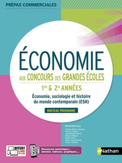 Économie aux concours des grandes écoles - 1ère et 2ème années - EPUB, Michel Bernard ; Cécilia Debeix-Hauray ; Olivier Leblanc ; J-M. Morin ; Robert Soin ; Alexis Trémoulinas ; Gérard Pehaut ; Cécile Volaire - Ebook - 9782098119154