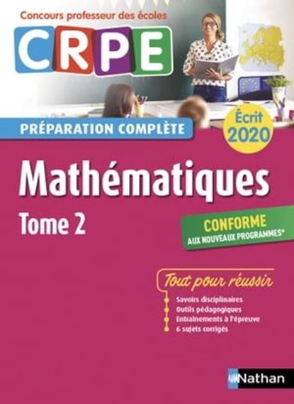 Mathématiques - Tome 2 – Ecrit 2020 - Préparation complète - CRPE, Saïd Chermak - Ebook - 9782098127586