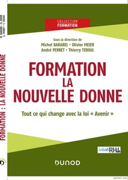 Formation : la nouvelle donne, Michel Barabel ; Olivier Meier ; André Perret ; Thierry Teboul - Ebook - 9782100803767
