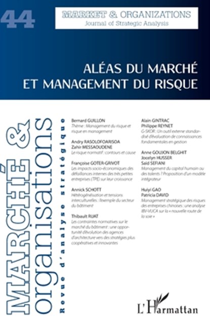 Aléas du marché et management du risque, Collectif - Paperback - 9782140263460