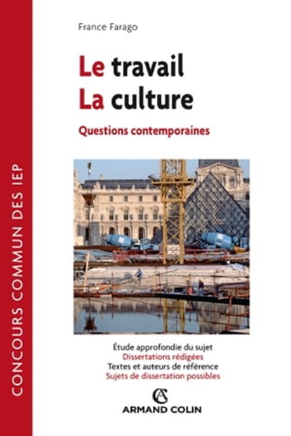 Le travail - La Culture, France Farago - Ebook - 9782200290993