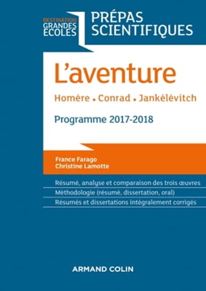 L'Aventure - Homère - Conrad - Jankélévitch, France Farago ; Christine Lamotte - Ebook - 9782200619015
