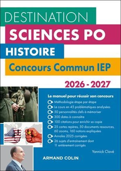 Destination Sciences Po Histoire - Concours commun IEP - 2026-2027, Yannick Clavé - Ebook - 9782200643249