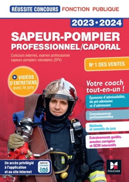 Réussite Concours Sapeur-pompier professionnel/caporal - 2023-2024 - Préparation complète, Joël François ; Anne Ducastel ; Denise Laurent ; Alan Eche - Ebook - 9782216170104