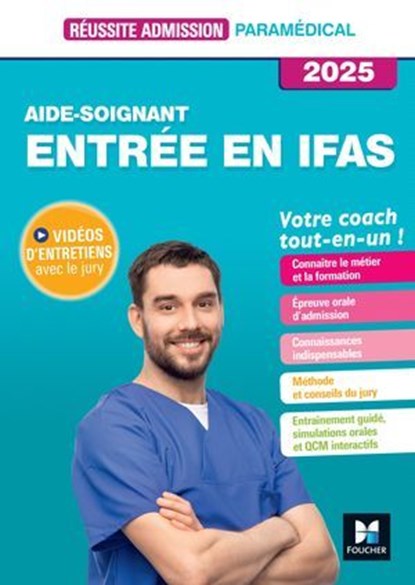 Réussite admission Entrée en IFAS - Aide-soignant 2025, Jackie Pillard - Ebook - 9782216175307
