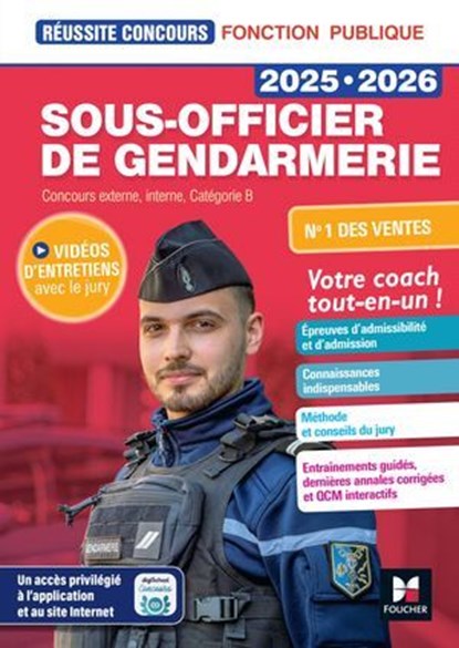 Réussite Concours - Sous-officier de gendarmerie - 2025-2026- Préparation complète, Philippe Alban ; Valérie Béal ; Michaël Mulero - Ebook - 9782216177219